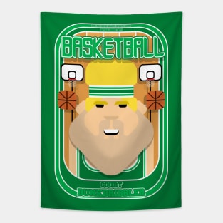 Basketball Green - Court Dunkdribbler - Sven version Tapestry