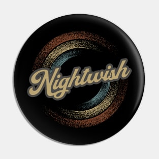 Nightwish Circular Fade Pin