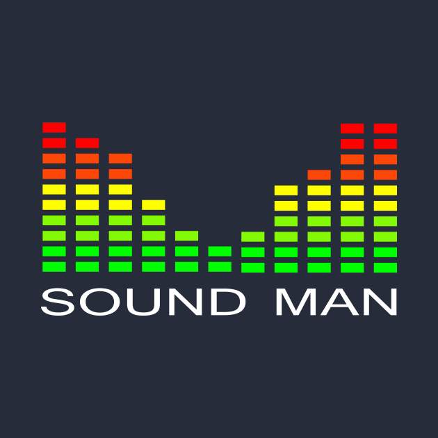 sound man audio engineer technician by PrisDesign99