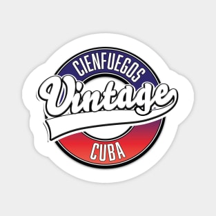 Cienfuegos cuba vintage logo Magnet