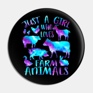 Just a girl who loves farm animals Pin