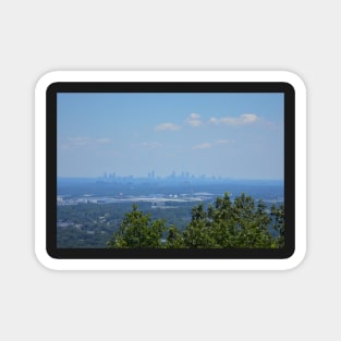 Atlanta Skyline from Kennesaw Mountain Magnet