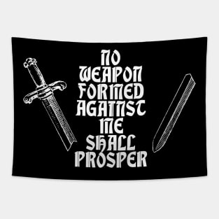 No Weapon Formed Against Me Tapestry