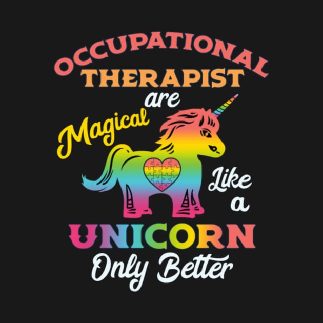 Occupational Therapy Unicorn OT Therapist by Xaojin Hu