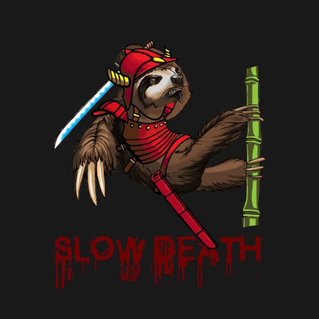 Slow Death Sloth Samurai Digital Art by ckandrus