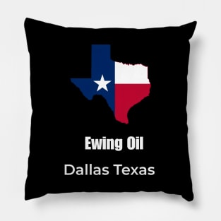 Ewing Oil Company Pillow