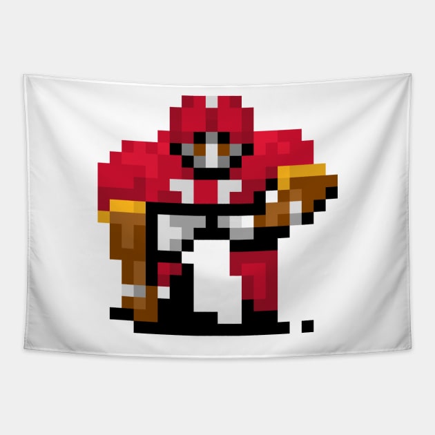 16-Bit Lineman - Kansas City Tapestry by The Pixel League