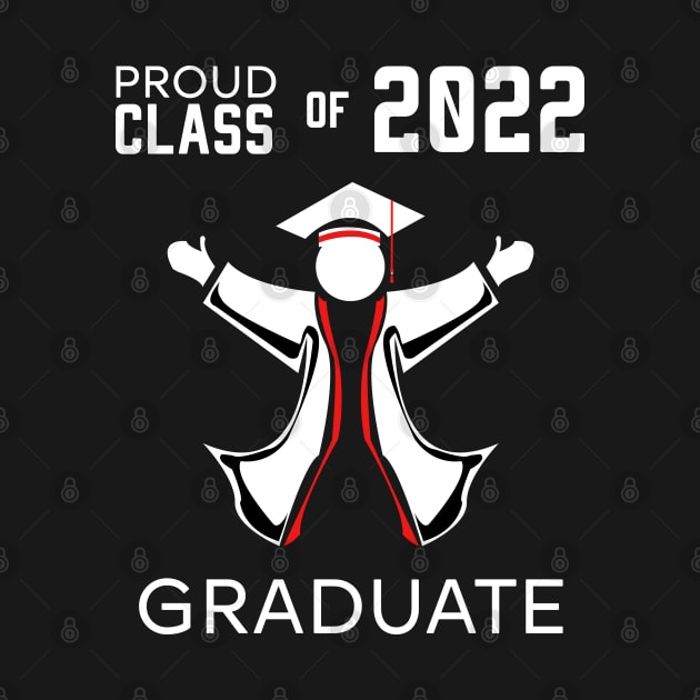 Proud class of 2022 graduate red by HCreatives