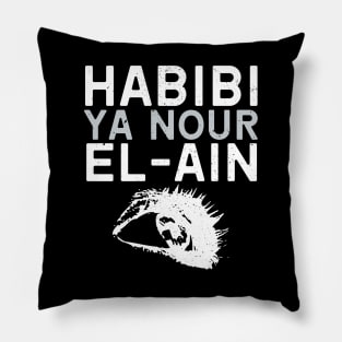 Habibi Ya Nour El-Ain Pillow