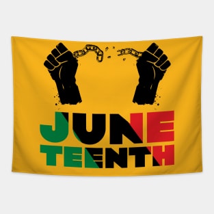 Juneteeth // Black Lives Matter Celebration Design Tapestry