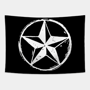 Artsy Nautical Star Pattern Tapestry