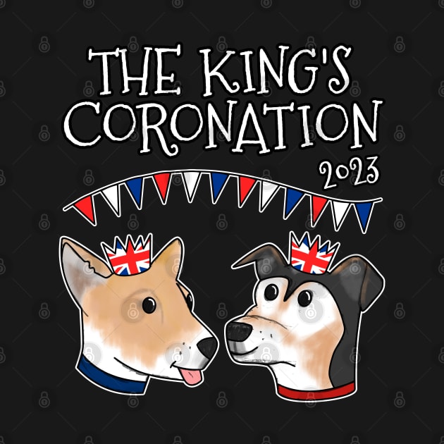 The Kings Coronation 2023 Dogs UK Flag by doodlerob