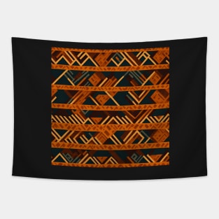 Traditional African Kente Seamless Pattern Tapestry