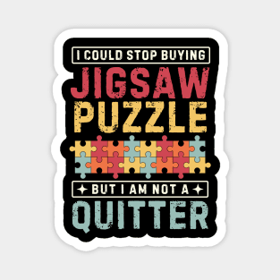 Jigsaw Puzzle Funny Retro Magnet
