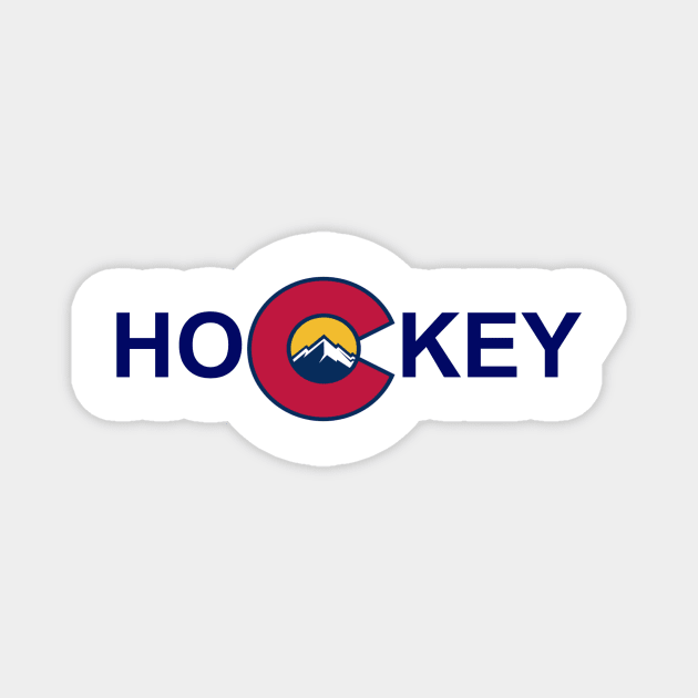 Colorado Hockey Magnet by rustyskate