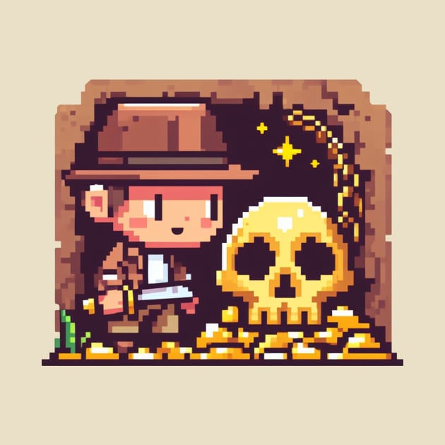 Raiders of the Lost Ark 8Bit by nerd.collect