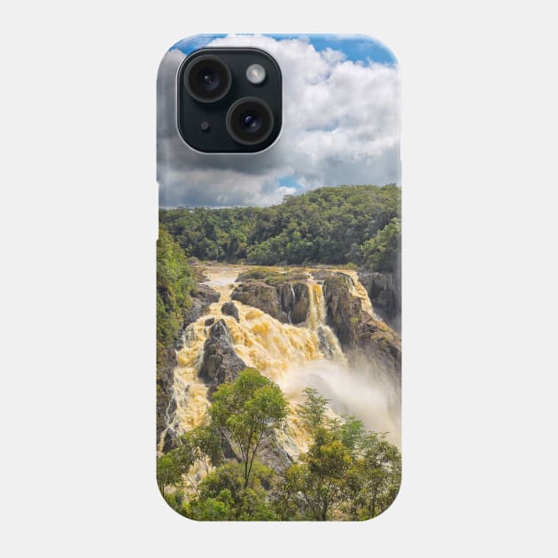 Beautiful Barron Falls at Kuranda Phone Case by hereswendy