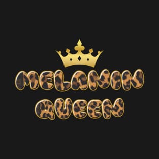 Melanin Queen(Leopard print) T-Shirt