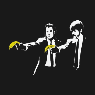 Banksy Pulp Fiction Banana T-Shirt