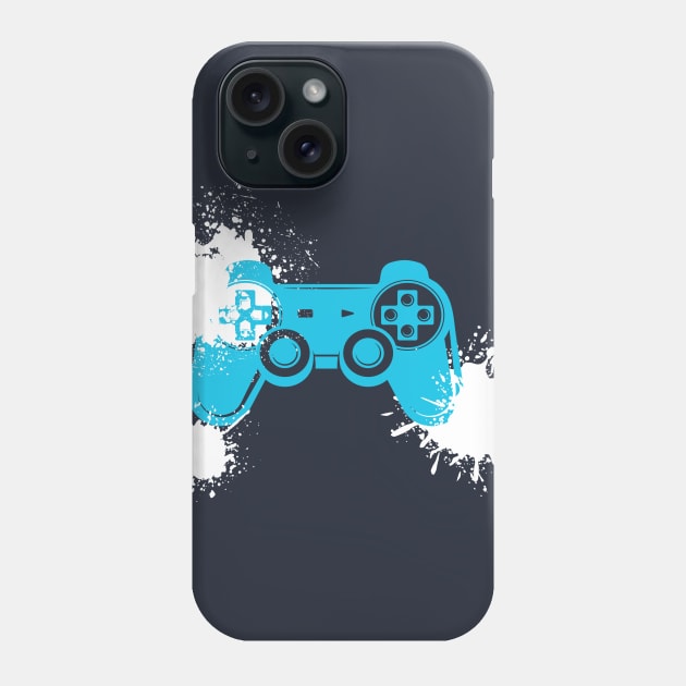 Gaming Controller Paint Splatters Color Splash Gift Phone Case by Lomitasu