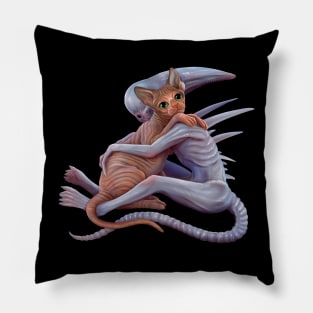 Neomorph and sphinx Pillow