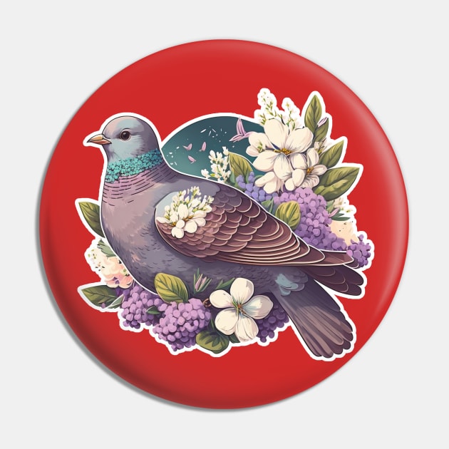 Pigeon Pin by Zoo state of mind