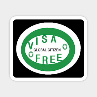 Global Citizen Visa Free Magnet