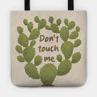 Don't Touch Me Prickly Pear Cactus Tote