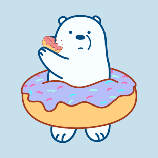 Ice Bear We Bare Bears Donut T-Shirt