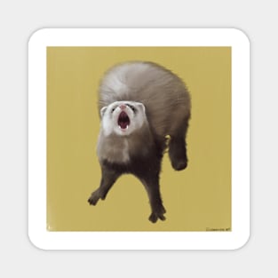 Screaming Ferret Magnet