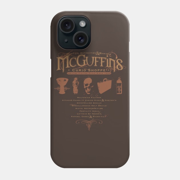 McGuffin's Curio Shoppe Phone Case by Captain_RibMan