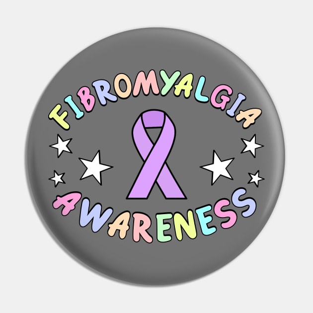 Fibromyalgia - Disability Awareness Pin by Football from the Left