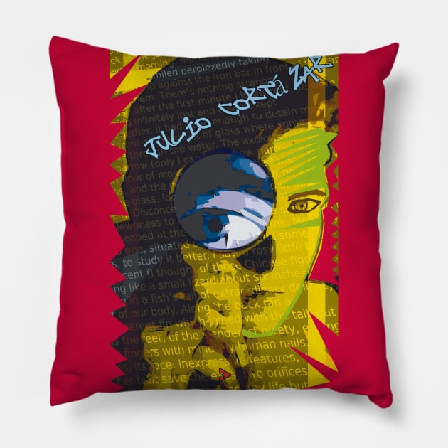 Julio Cortázar - Blow Up Pillow by Exile Kings 