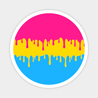 Pansexual Dripping Flag Magnet