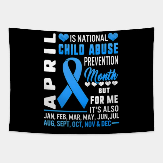 April Is National Child Abuse Month Tapestry by Sink-Lux