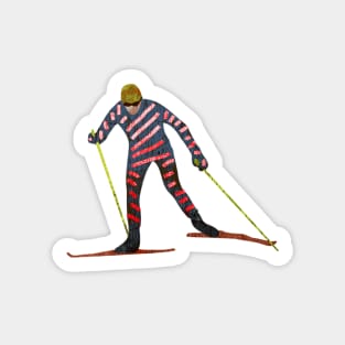 Cross Country Ski Thermometer Sticker for Sale by carlstad