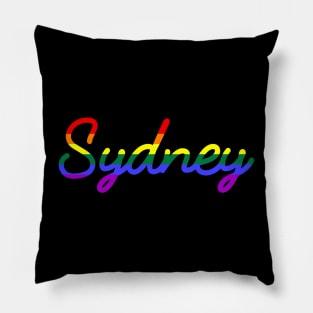 Sydney Pride Festival LGBT Rainbow Flag Pillow