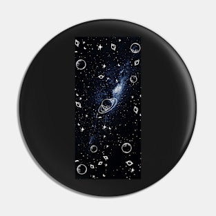 Love the universe Pin