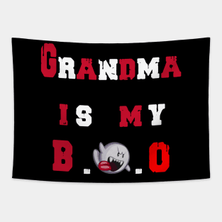 GRANDMA Is My Boo funny Halloween Tee Shirt Tapestry