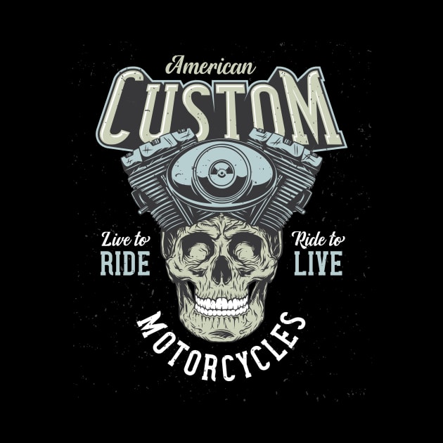 American Custom Cool Biker Design by Hariolf´s Mega Store