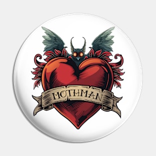 Mothman Tattoo Pin