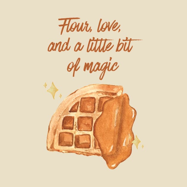 Flour, love,  and a little bit  of magic - Waffle by shopfindingbeni