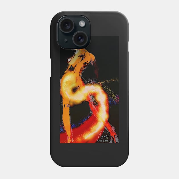 Fire element Robot Phone Case by grantwilson