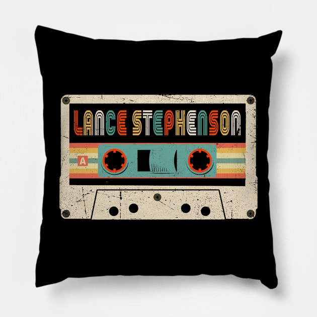 Proud To Be Stephenson Basketball Name Cassette Classic Pillow by Cierra Bauch