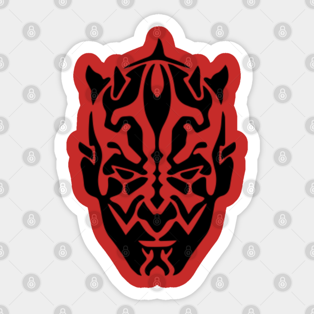 Tribal Sith Tattoo Star Wars Sticker Teepublic Uk