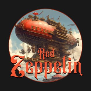 Red Zeppelin Steampunk T-Shirt