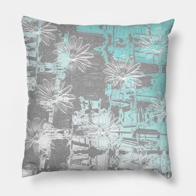 Flower pattern Pillow by Againstallodds68