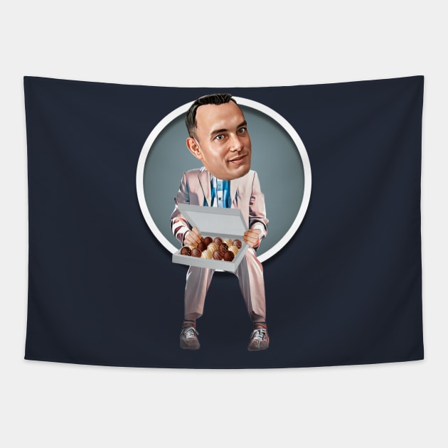 Forrest Gump Tapestry by Zbornak Designs