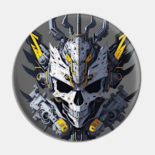 Mecha Skull S01 D01 Pin