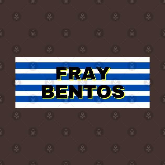 Fray Bentos City in Uruguay Flag Stripes by aybe7elf